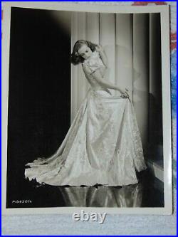 Vintage Original JOAN CRAWFORD 1937 Mannequin ADRIAN Gown GEORGE HURRELL Photo