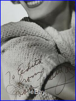 Vintage Original JOAN CRAWFORD 1938 Signed Autographed Portrait Photo