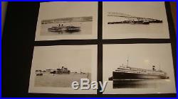 Vintage Original Photo Album 1930's40's Huge 290 Lot Indexed Places Trains Ships