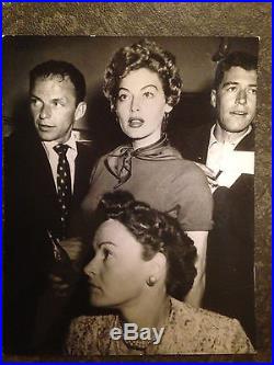 Vintage Original Press Photo Frank Sinatra Ava Gardner