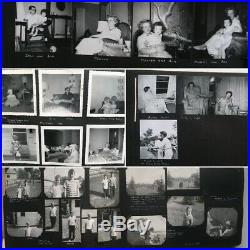 Vintage Photo ALBUM with 300 Mid Century Photos AMAZING Woman's Life 40s-50s