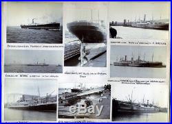 Vintage Photo Album Of 19th & 20th Century Ships And Scenes