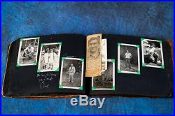 Vintage Photo Album of Navy Man & His Family From 1943 With Newspaper Clippings