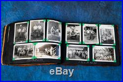 Vintage Photo Album of Navy Man & His Family From 1943 With Newspaper Clippings