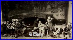 Vintage Photo Jazz Band West Baden Springs Hotel Indiana Rookwood Fireplace RARE