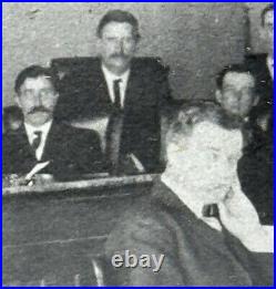 Vintage Photo North Dakota trial Sibilian Kahn 1913 Minnewaukan ND B&W