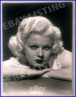 Vintage Photo Of Beautiful Jean Harlow By Clarence S. Bull
