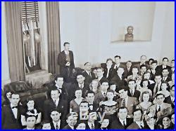 Vintage Photo Persia Iranian Students Nourooz Party Columbia Uni Prof. Zadeh 1947