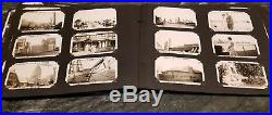 Vintage Photo album B&W 1922-1940 Lincoln DC Niagara Falls Cars Gettysburg 500+
