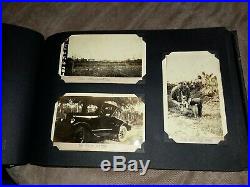 Vintage Photo album Travels in USA! Michigan, Miami. 1927. 103 captioned pictures