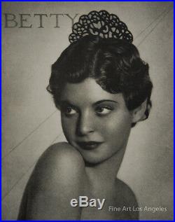 Vintage Photoengraving, William Mortensen Betty 1933
