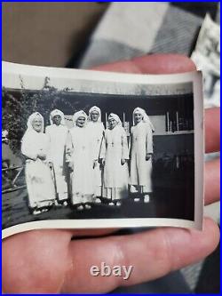 Vintage Photograph Lot of 65 Nuns Nun Snapshot Picture Hospital