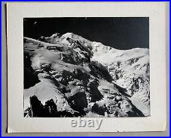 Vintage Photograph (Marked Brad Washburn Mt Blanc) Bradford Washburn