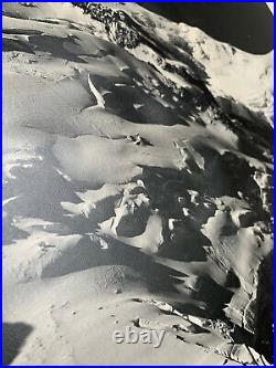 Vintage Photograph (Marked Brad Washburn Mt Blanc) Bradford Washburn