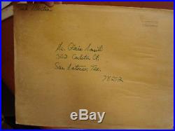Vintage Real Jack Albertson Signed Autographed Black White Manila Photo Envelope