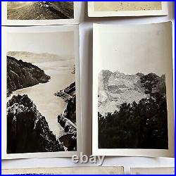 Vintage Snapshot Photograph Lot 38 American West CA Hoover Dam Travel Roadside