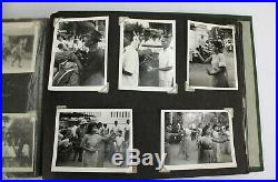 Vintage Thai Photo Album 1950s c. 220 photographs. Thailand Siam Original