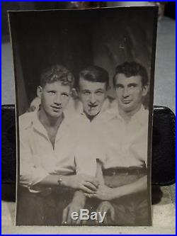 Vintage Trio Handsome Cute Young Men Tender Hands Lgbt Gay Int Fine Guys Photo