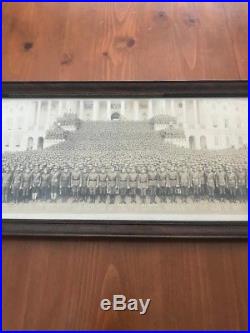 Vintage USMC WW1 Fighting 5th Regiment U. S. Capitol Building 1919 Yardlong Photo