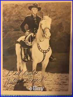 Vintage William Boyd signed Photo Hopalong Cassidy 5x7 with Orginal Envelope