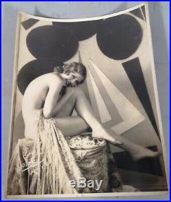 Vintage Ziegfeld Follie Photograph Nude Woman Jolpe Alfred Cheney Johnston Era