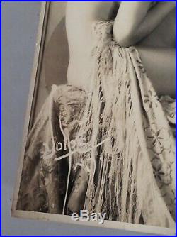 Vintage Ziegfeld Follie Photograph Nude Woman Jolpe Alfred Cheney Johnston Era