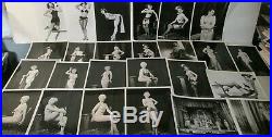 Vintage burlesque film'PEEK a BOO' 1953 lot of 25 publicity photos STRIPPERS