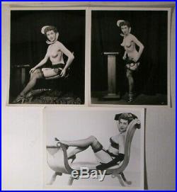 Vintage burlesque film'PEEK a BOO' 1953 lot of 25 publicity photos STRIPPERS