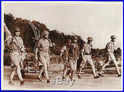 Vintage iconic photo Singapore British army general surrender Japan soldier 1942