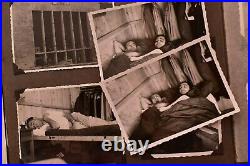 Vintage photo album 145 BW pics ATQ 1940s Post WW2 Damage Germany Europe WOW