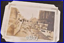 Vintage photo album 1920 St Louis Tornado Damage crashed cars Planes 294 BW PICS