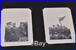 Vintage photo album 1940s Soldiers Cities Carts 260 BW PICS candids COOL SHOTS
