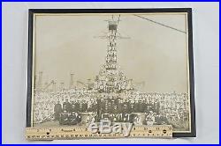 Vtg 1910 Navy Sailors Crew USS Delaware Battleship Commissioning photo Muller NY