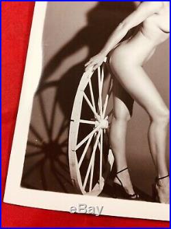 Vtg 1950s Original Model Bettie Page Camera Club Nude Girlie Risque Pinup Photo