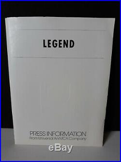 Vtg 1985 Ridley Scott movie Tom Cruise LEGEND press promo kit +10 B&W photos