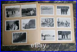 Vtg 300 + Pc Army Military B&W Photo Lot Plus Childhood ScrapBook Collection