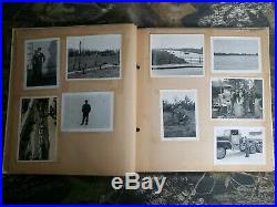 Vtg 300 + Pc Army Military B&W Photo Lot Plus Childhood ScrapBook Collection