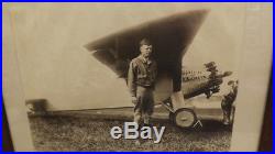Vtg Charles Lindbergh Spirt of St Louis Photograph by Underwood Large 13 x 17