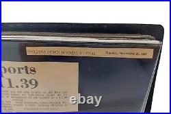 Vtg Daytona 1967 Race Car Racing Scrapbook Photo Album Clipping Vintage Picture