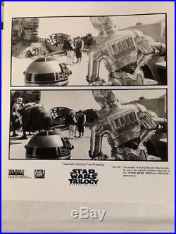 Vtg Star Wars Movie Stills 1997 Trilogy Jedi Photos Fisher Harrison