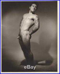 WESTERN PHOTOGRAPHY GUILD vintage original gay photo 4x5 nude model N1 9-13