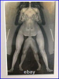 Weegee (arthur Fellig) Photograph Silver Gelatin Nude Distortion C. 1950's