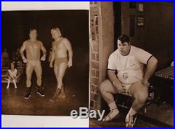 Wrestling Photographs Vintage Group of 22 From Early 1970s Original Photos