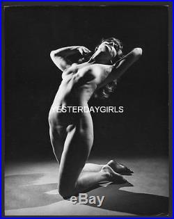 Ygst-0713 Original Vintage B/w 8x10 1920's-1940's Sweet Art Posed Nude #5
