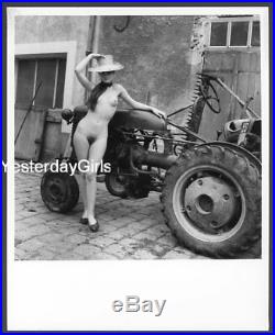 Ygst-1259 Vintage 1960's B/w 8x10 Sweet Art Posed Nude Model By Serge Jacques