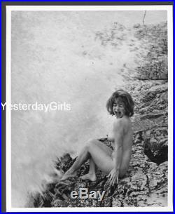 Ygst-1261 Vintage 1960's B/w 8x10 Sweet Art Posed Nude Model By Serge Jacques