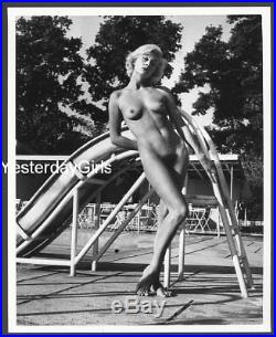 Ygst-1265 Vintage 1960's B/w 8x10 Sweet Art Posed Nude Model By Serge Jacques
